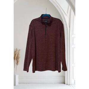 Men's 01.Algo Performance  Pullover Burgundy XXL  Quick Dry